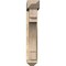 Ekena Millwork Merced Arts and Crafts Rough Sawn Bracket w/ Offset Brace, Douglas Fir, 6"W x 26"D x 34"H BKT0604X26X34MRC03RDF - alternate 2